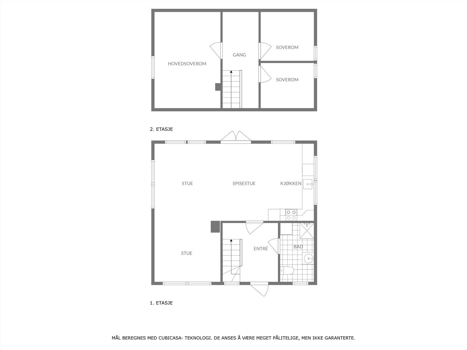 Hytta går over 2 plan Galleribilde