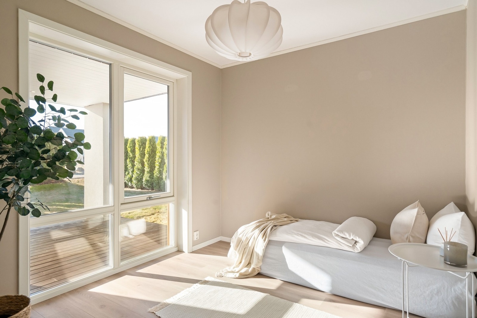 Det andre soverommet er delikat utført. Galleribilde