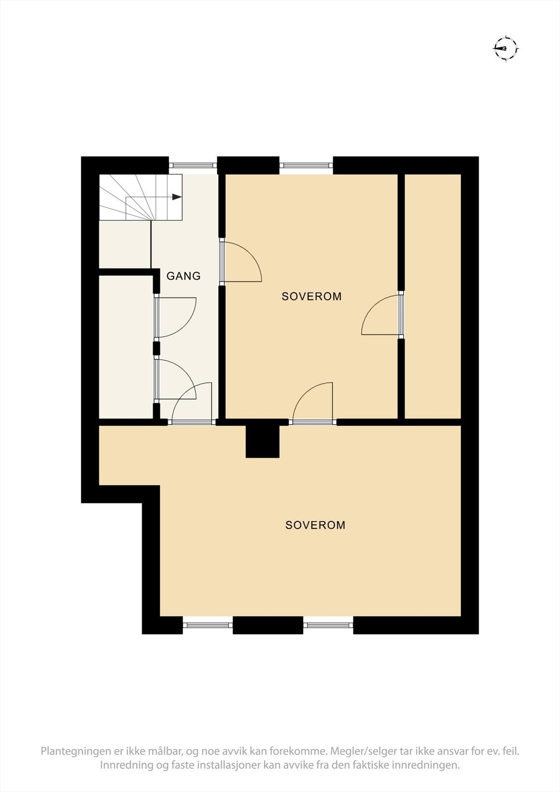 Plantegning loft. Galleribilde