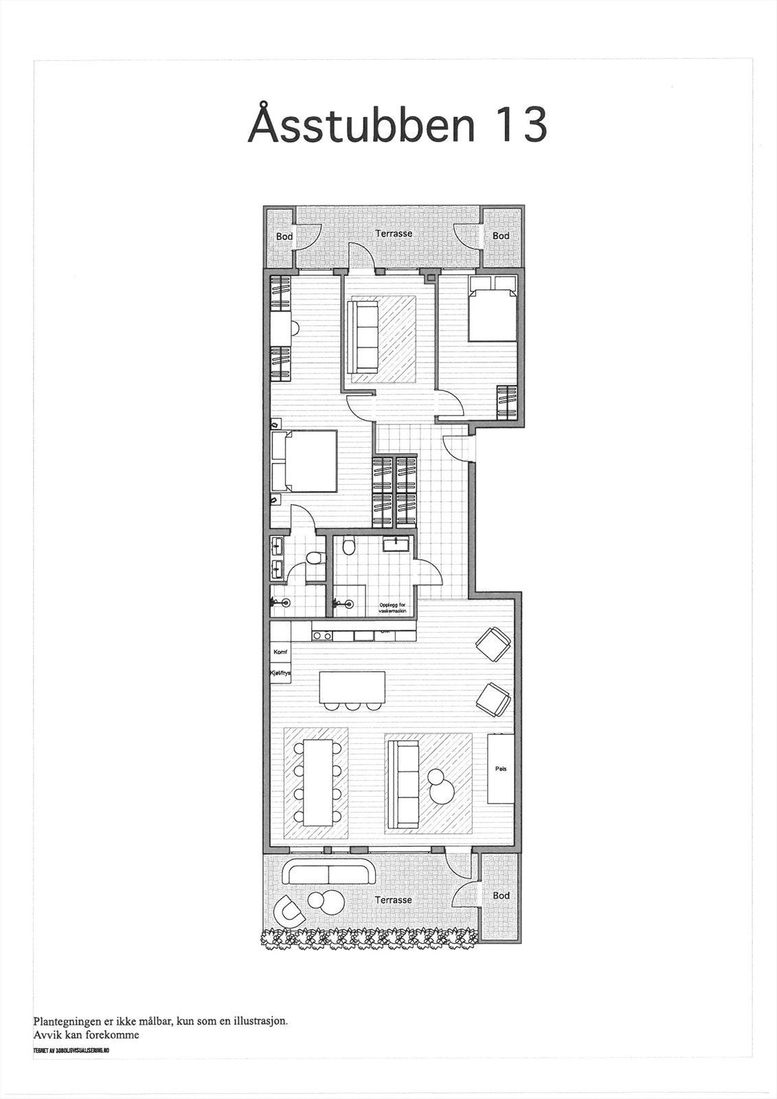 Plantegning Galleribilde