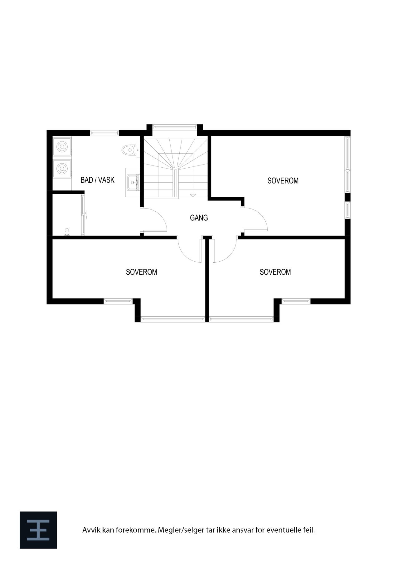 Plantegning - 2. etasje. Galleribilde