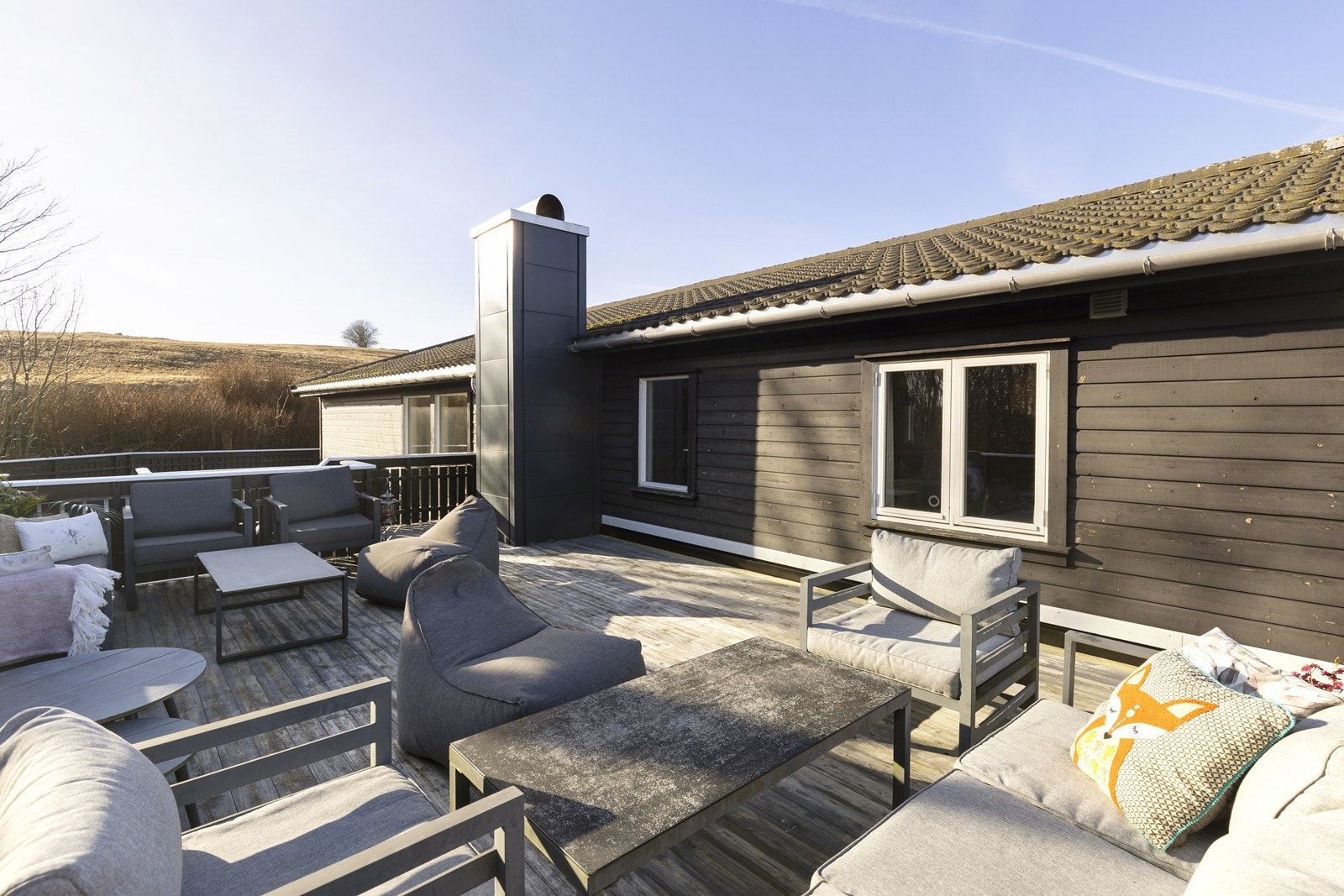 Her kan man nyte den frie beliggenheten. Galleribilde