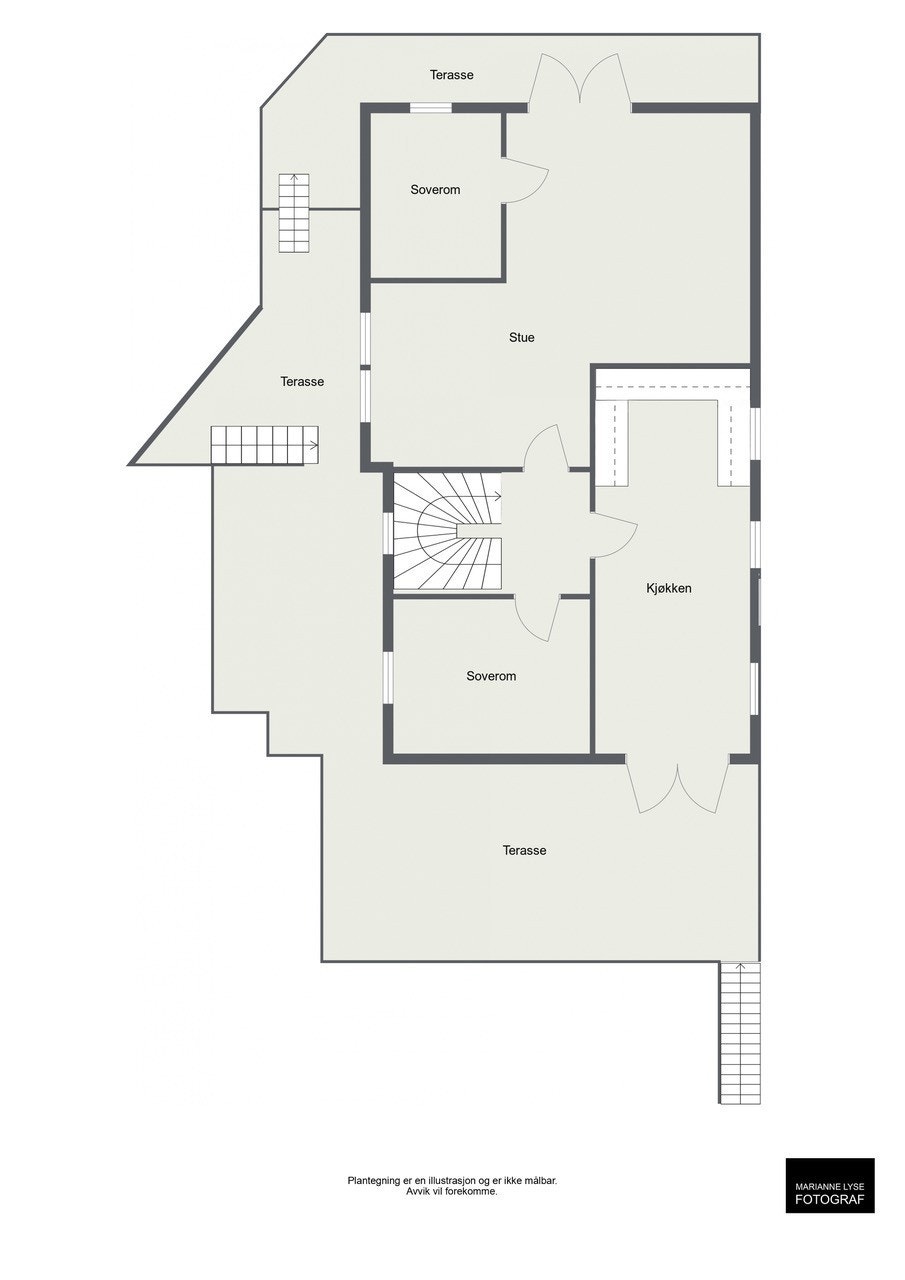 Plantegning 2.etasje Galleribilde