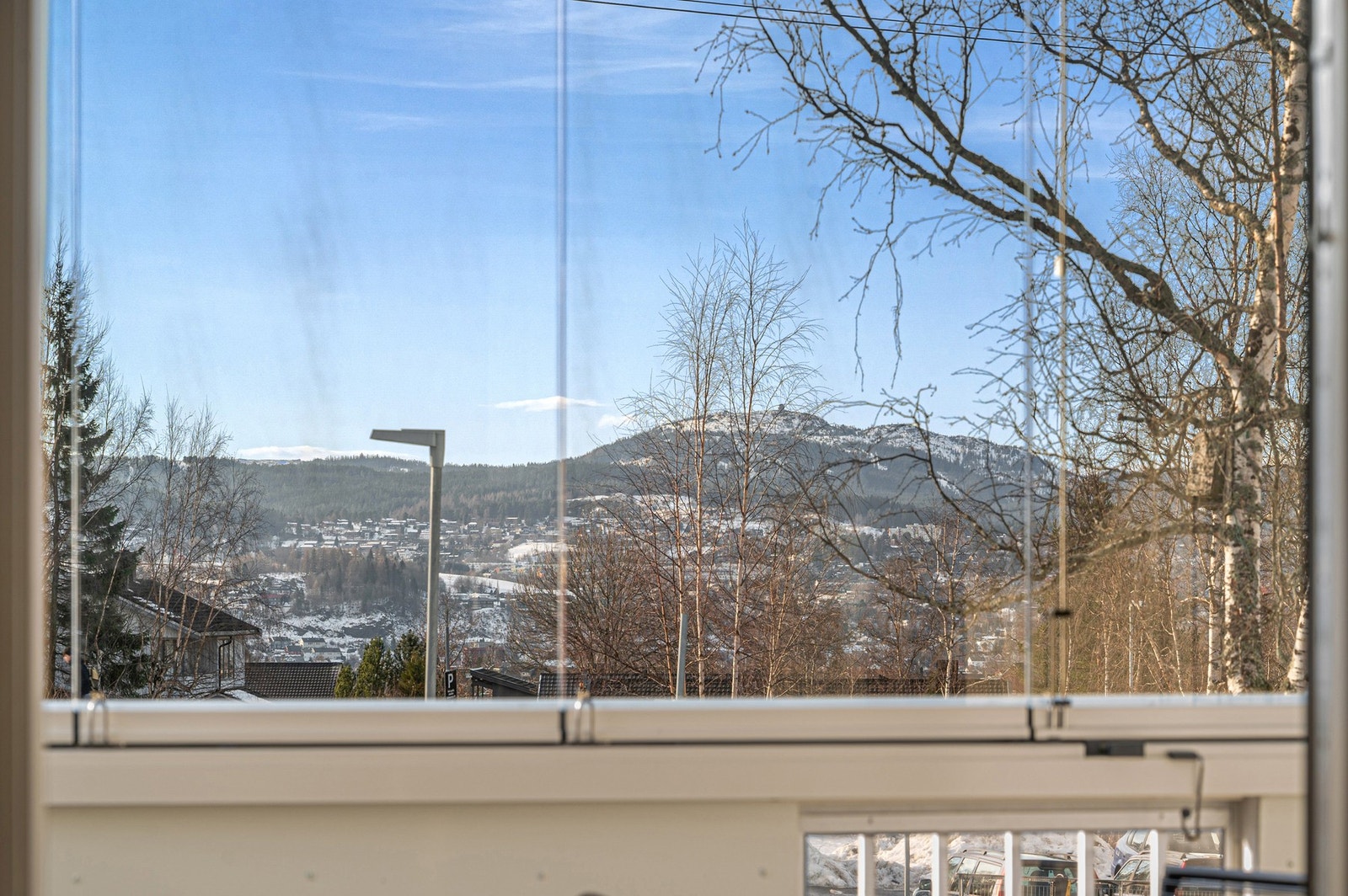 God utsikt mot Gråkallen fra balkongen. Galleribilde