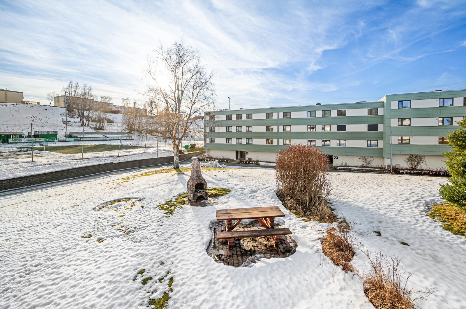 Borettslaget har store flotte felles utearealer. Galleribilde