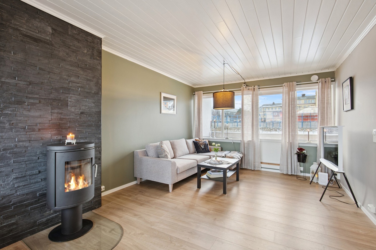 Romslig stue Galleribilde