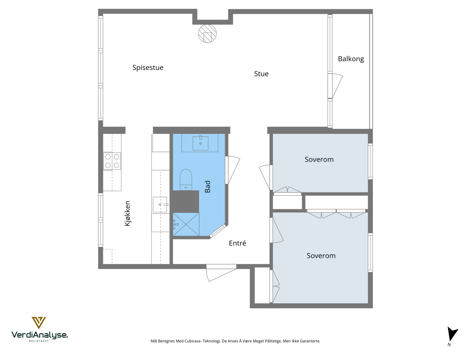 Planskisse Galleribilde