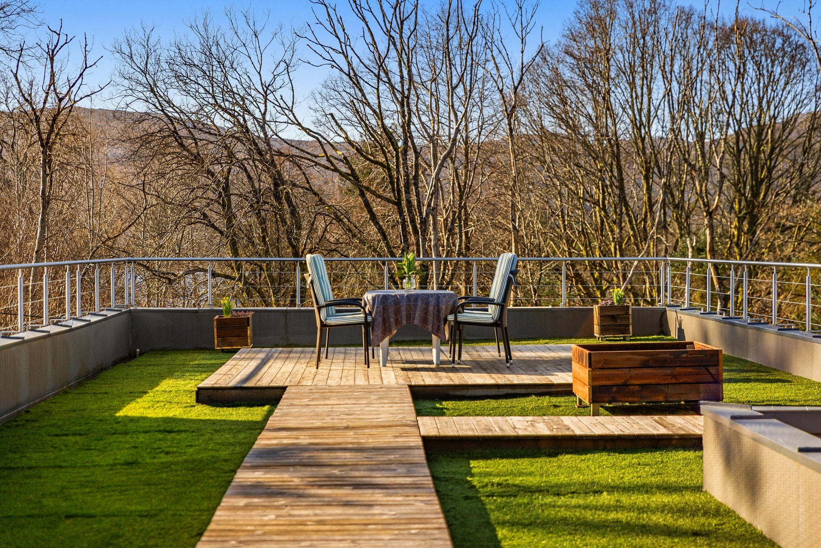 Her er det "grønt" hele året, plastdekke Galleribilde