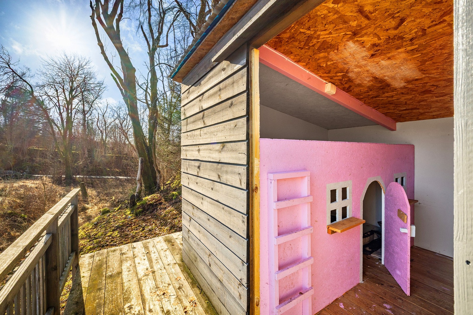 Her kan de små slå seg løs, frisk farge. Galleribilde