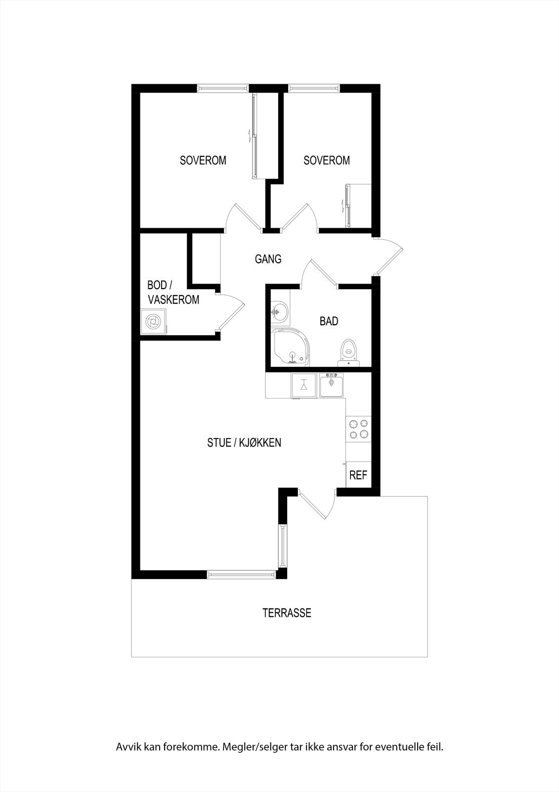 Plantegning Galleribilde