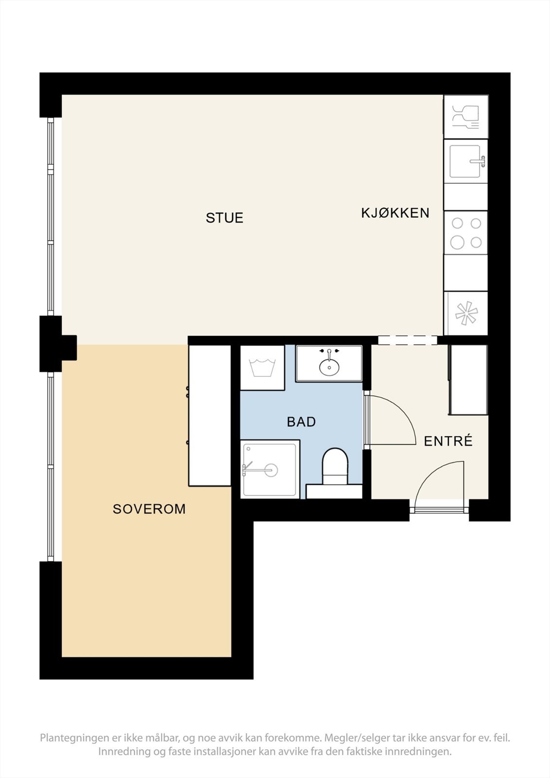 Plantegning Galleribilde