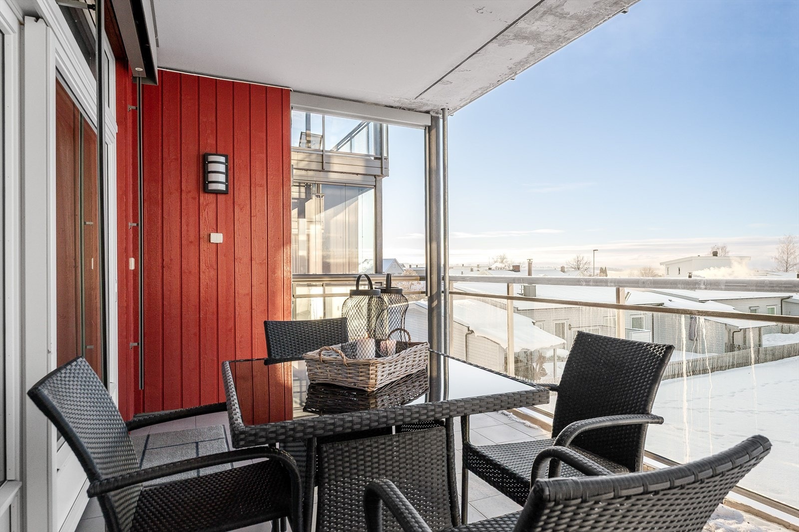 Her kan man nyte solrike dager. Galleribilde