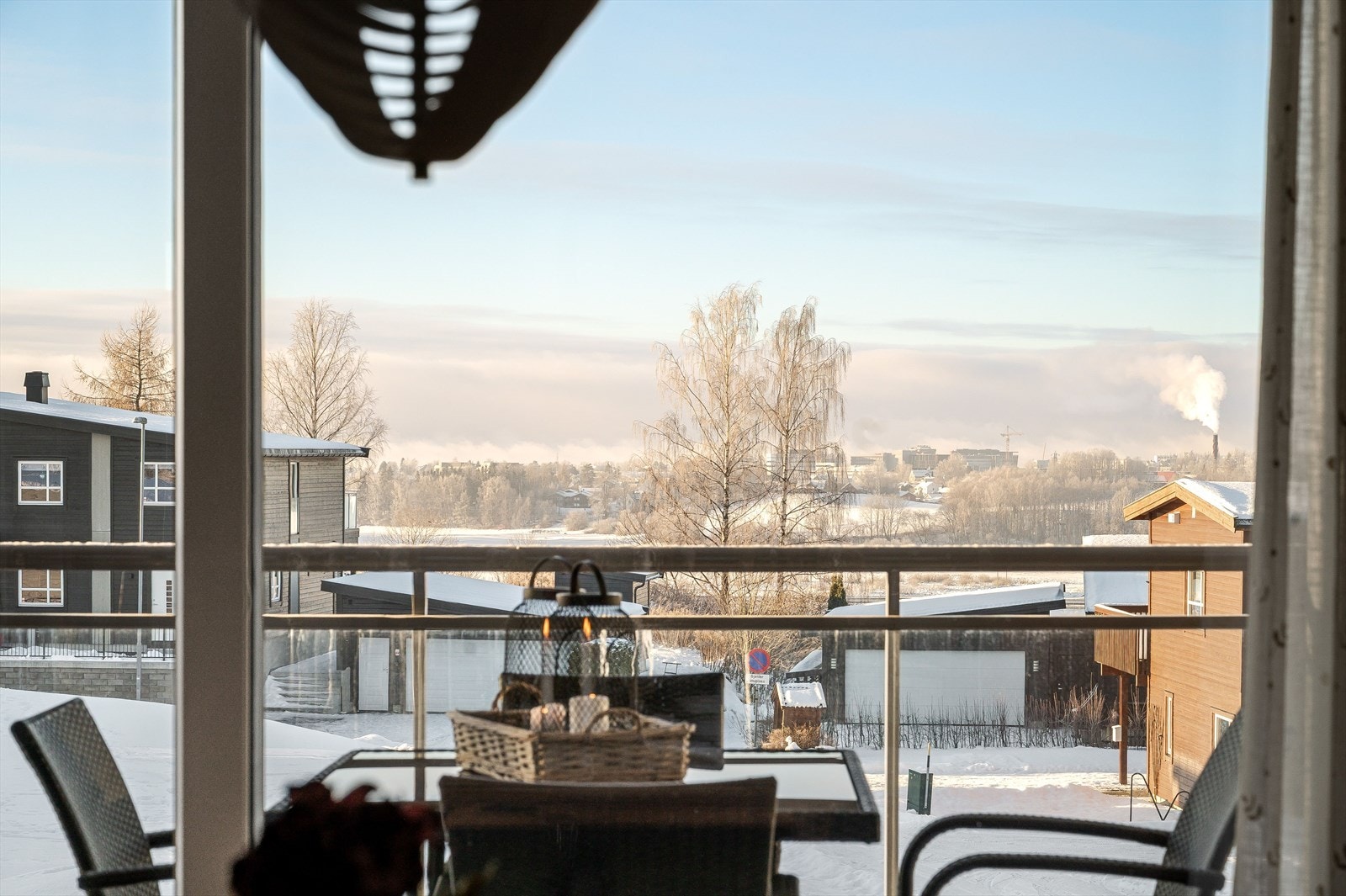 Fra terrassen får man nydlig utsikt. Galleribilde