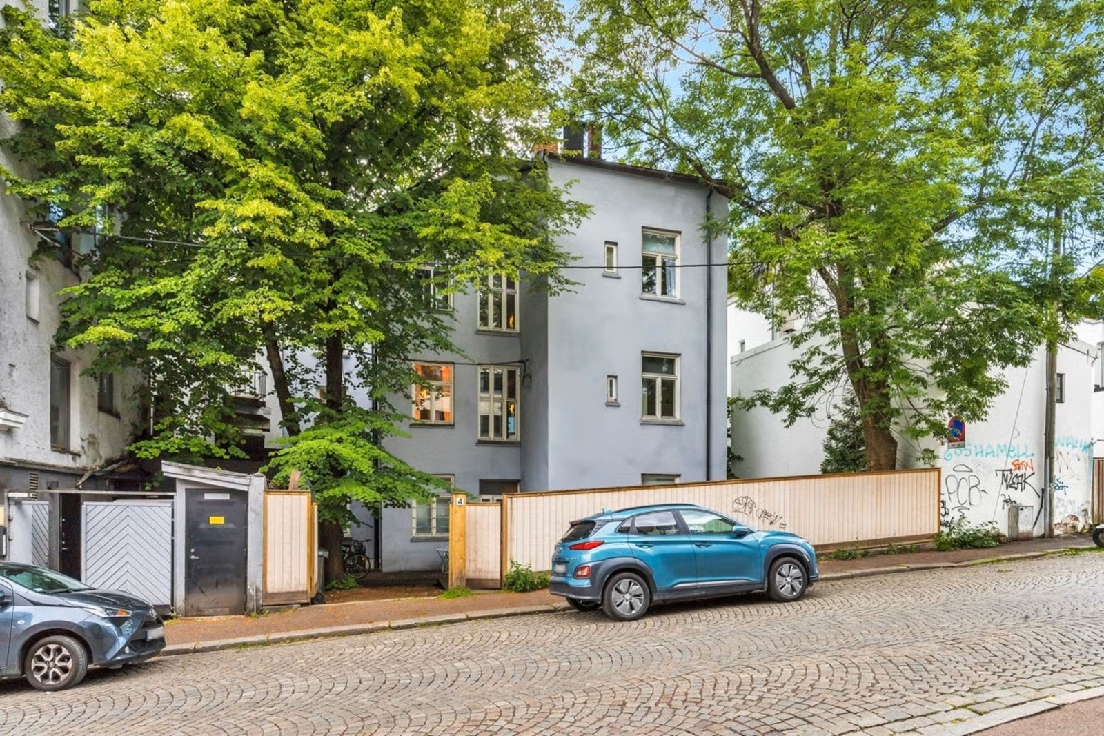 Sameiet har en hyggelig fasade. Galleribilde
