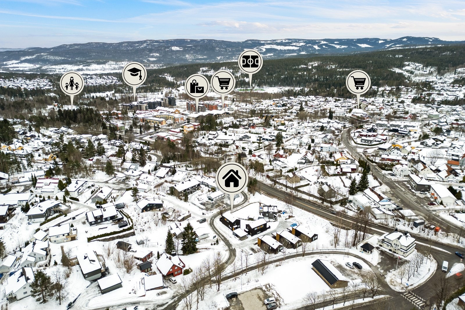Sentralt og fint på Konnerud Galleribilde