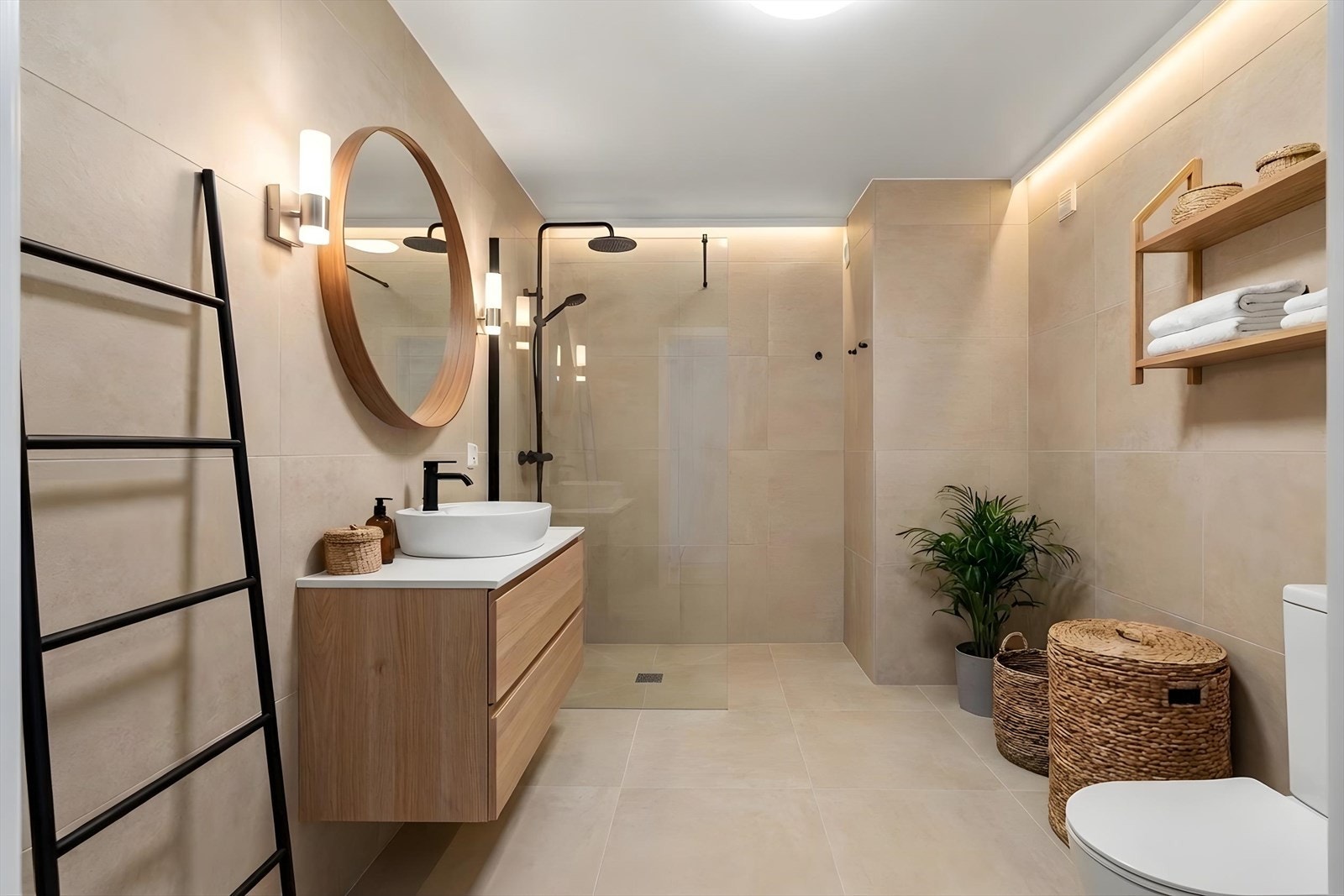 Digital renovering som viser hvordan det kan bli. Merk at bilde er KI generert og er ment som inspirasjon. Det kan forkemme avvik fra virkeligheten. Galleribilde