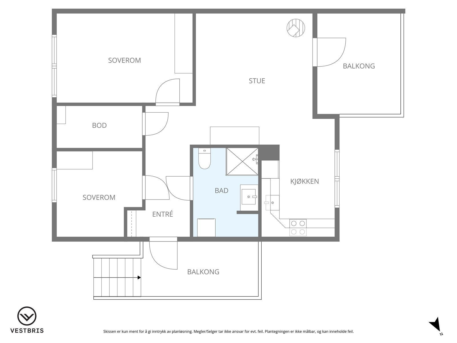 Plantegning Galleribilde