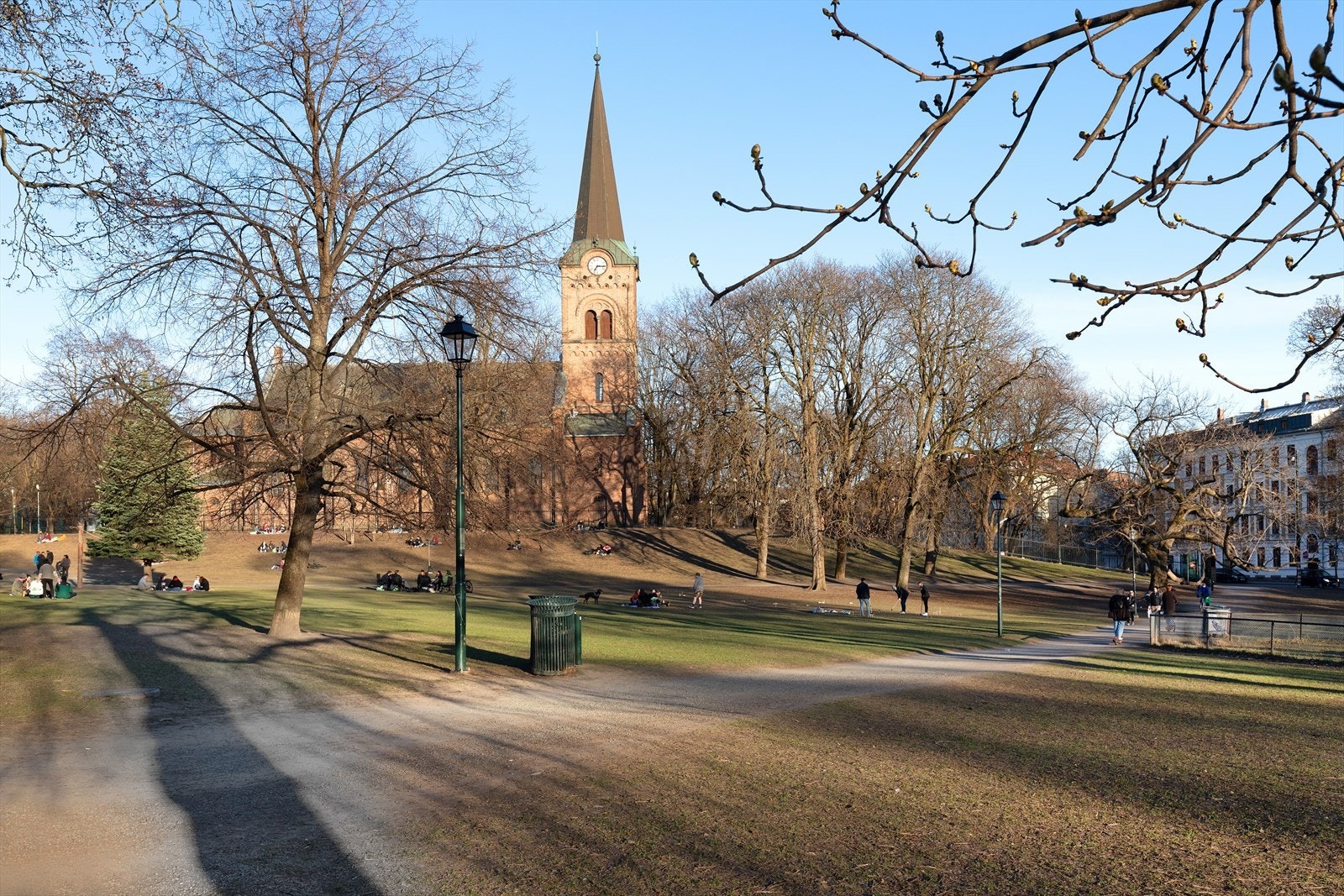 På Grünerløkka finnes også mange parker som Sofienbergparken, Birkelunden og Olaf Ryes plass Galleribilde