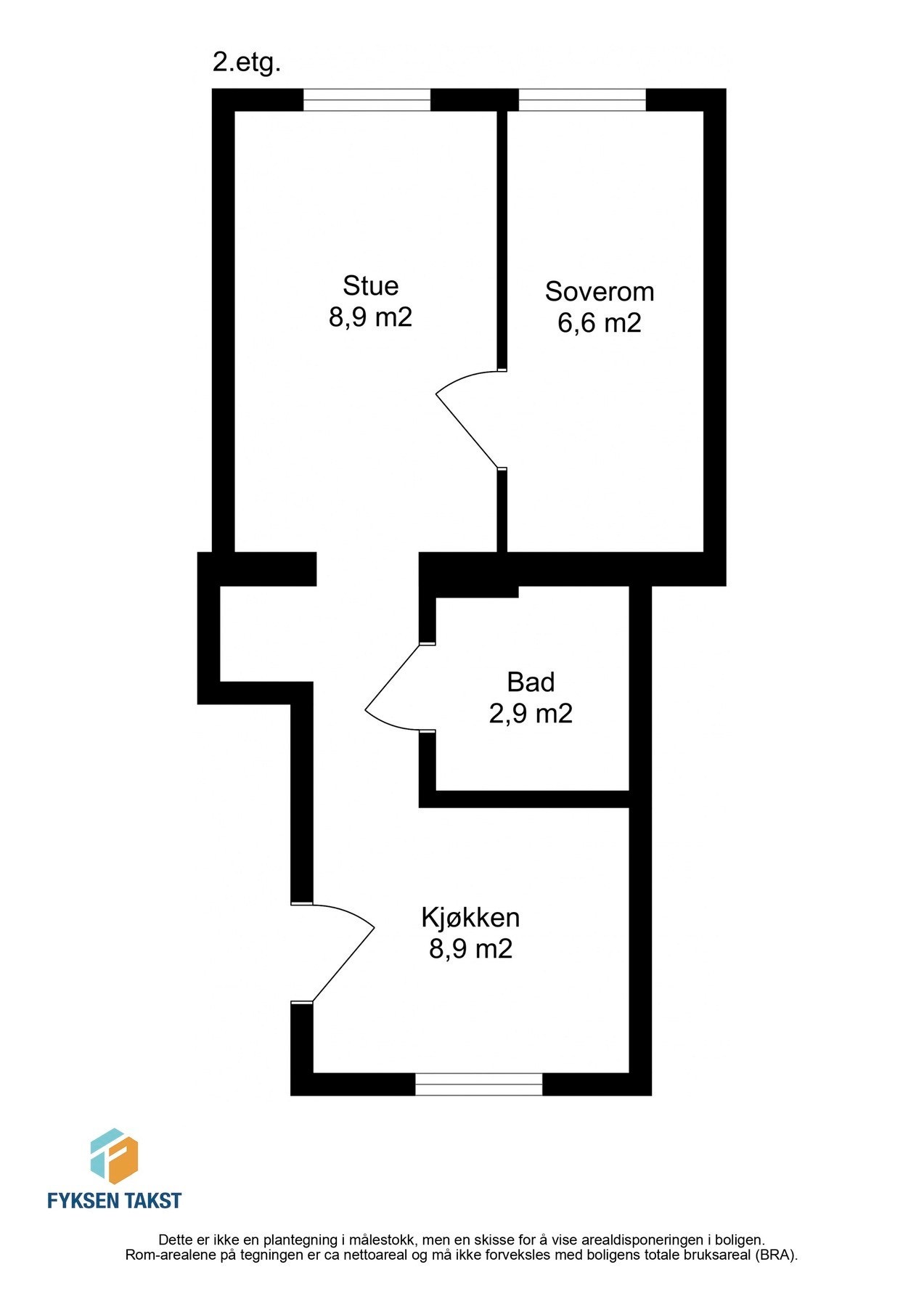 Gjør det kjent med plantegningen. Galleribilde