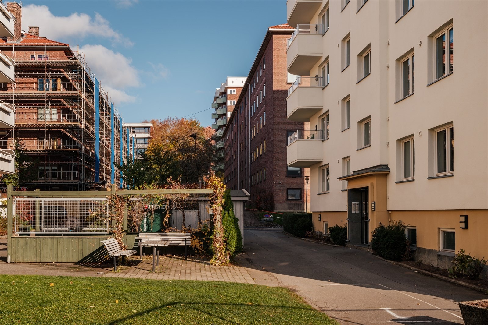 Eiendommen har en svært ettertraktet beliggenhet på populære Sagene. Galleribilde
