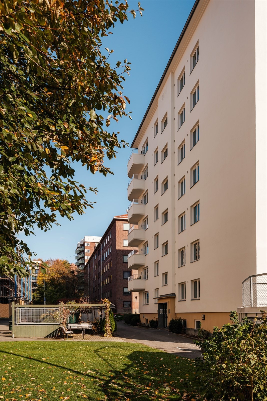 Herfra er det kort vei til turstier langs Akerselva og grøntområder som Bjølsenparken. Galleribilde