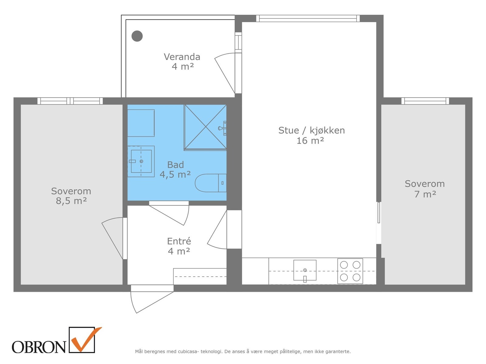 Planskisse. Galleribilde