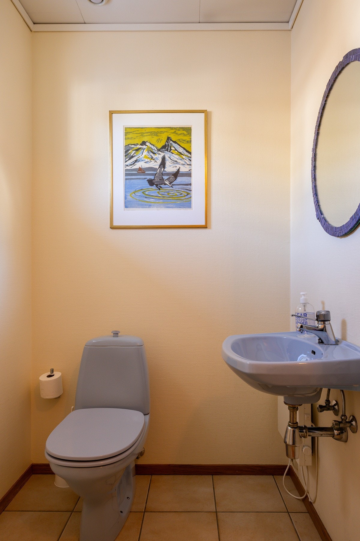 Fra entreen er det adkomst til et separat toalettrom. Galleribilde