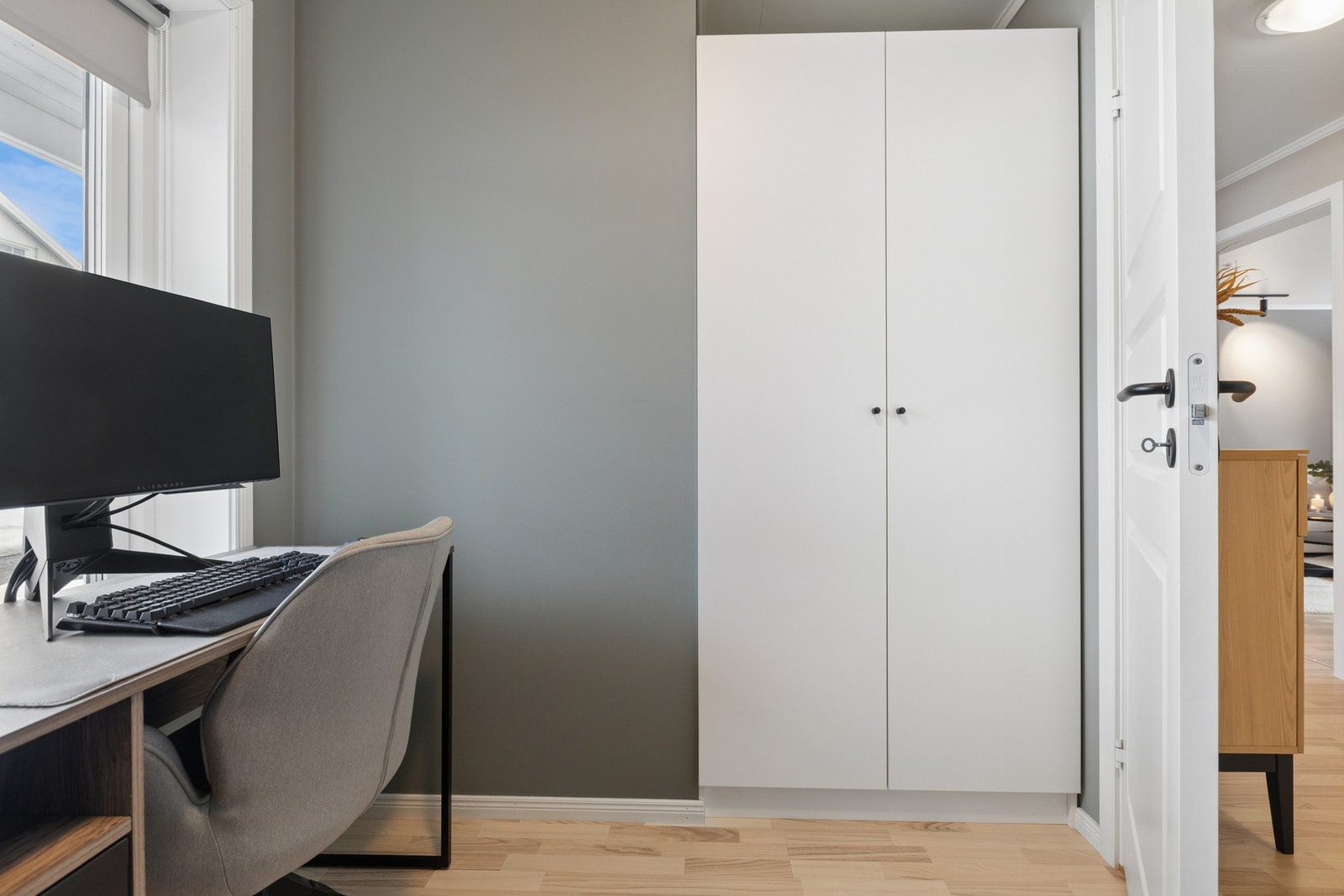 Her er det også praktisk garderobeløsning. Galleribilde