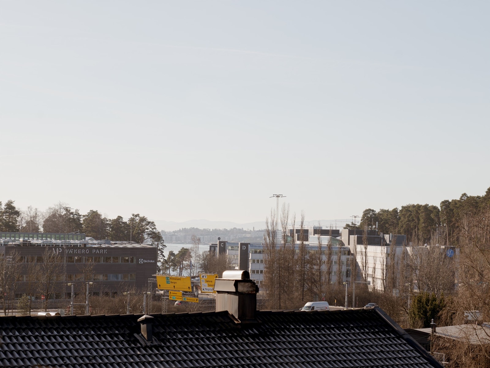 Fra balkongen har du en flott utsikt mot Bestumkilen Galleribilde