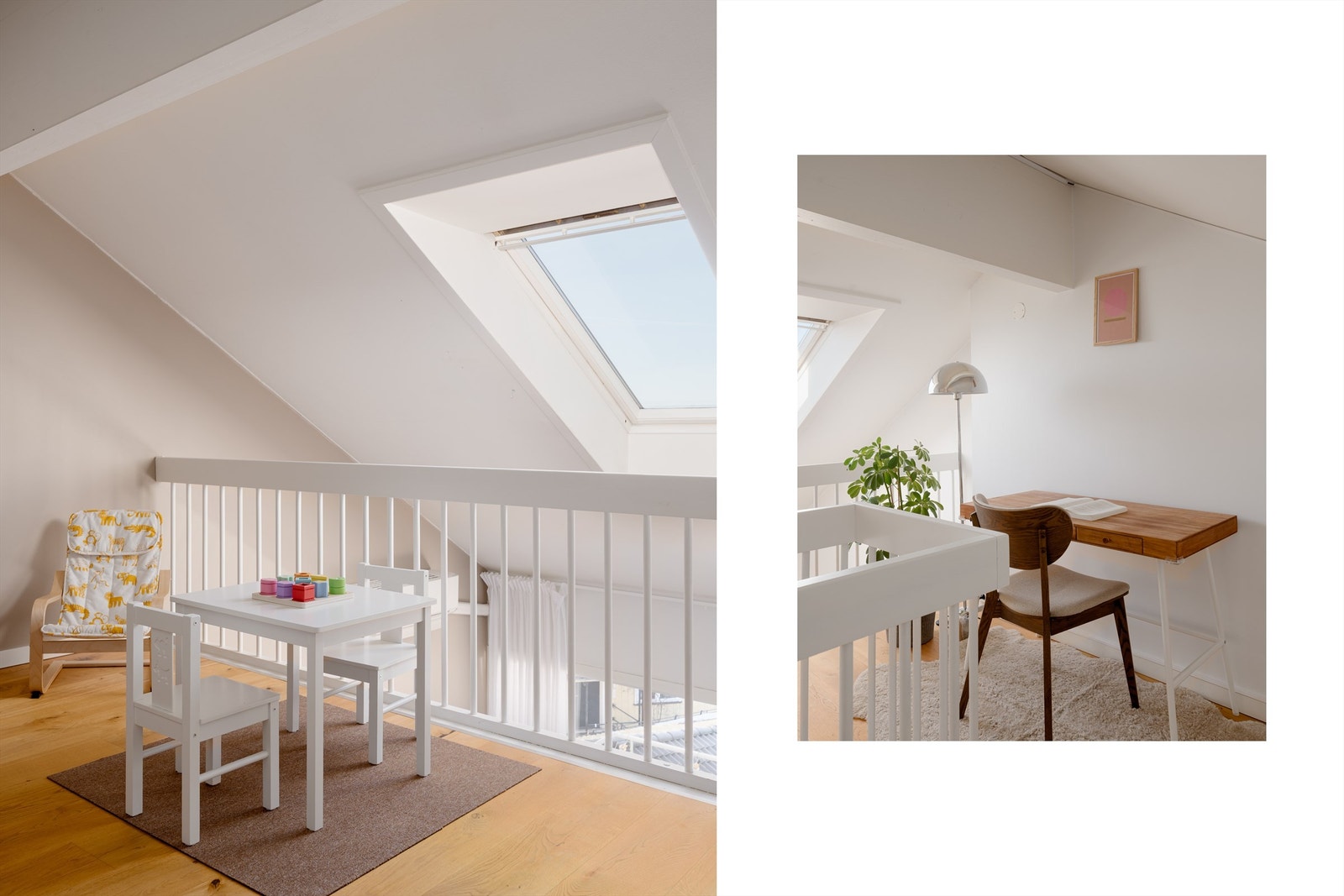 Her er det gode muligheter for å skape adskilte soner for både arbeid og avslapning. Galleribilde