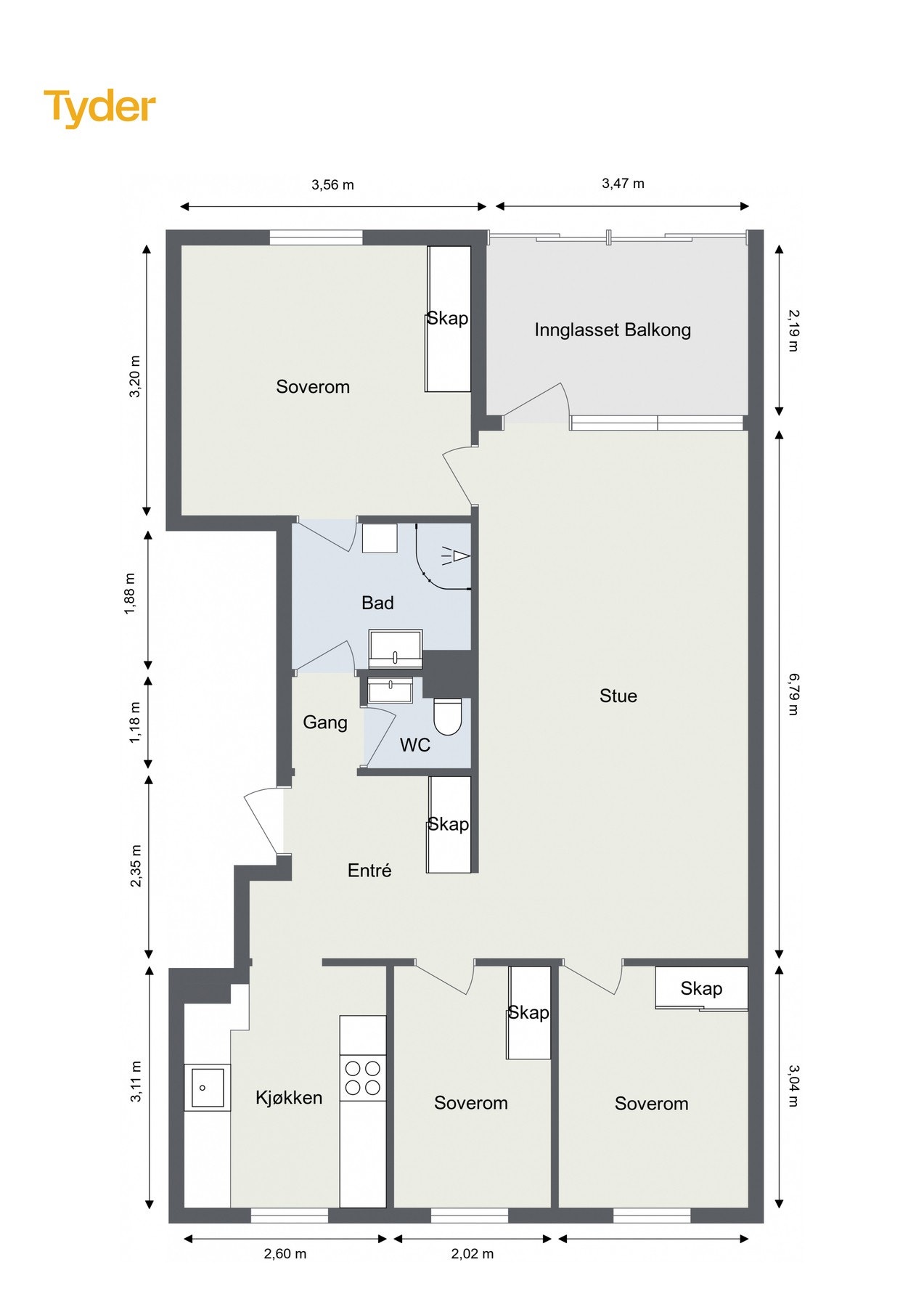 Plantegning Galleribilde