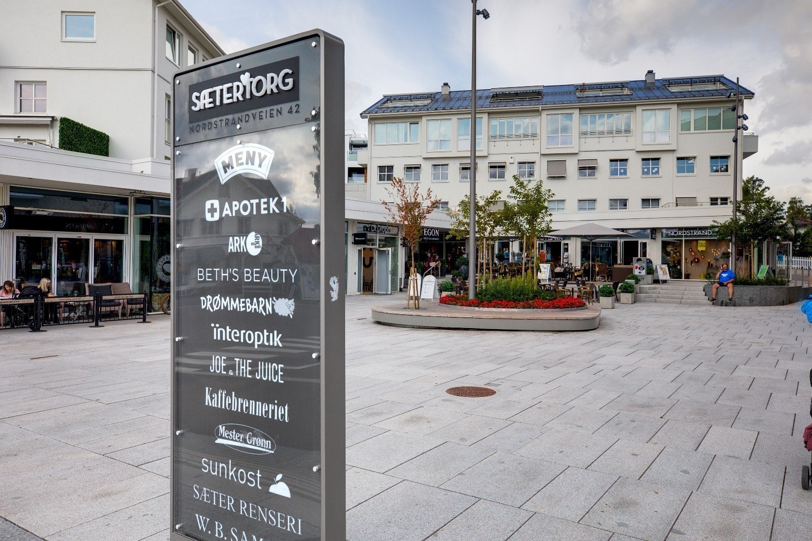 Mange fine butikker og spisesteder Galleribilde