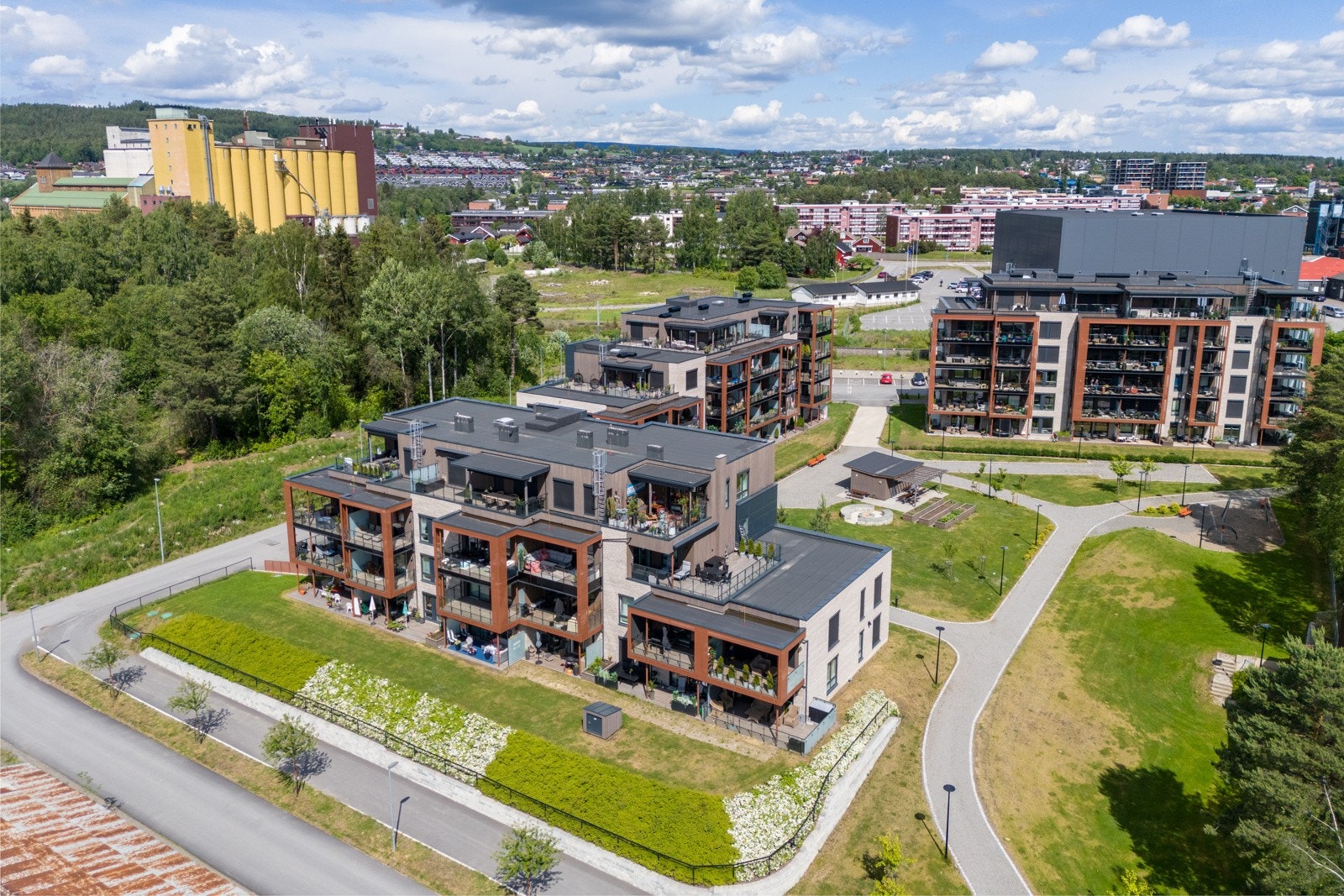 Dronefoto Galleribilde