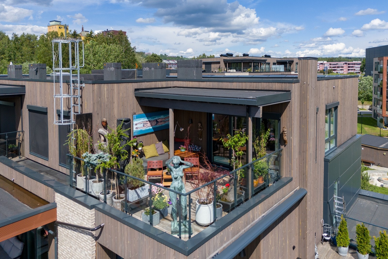 Dronefoto Galleribilde