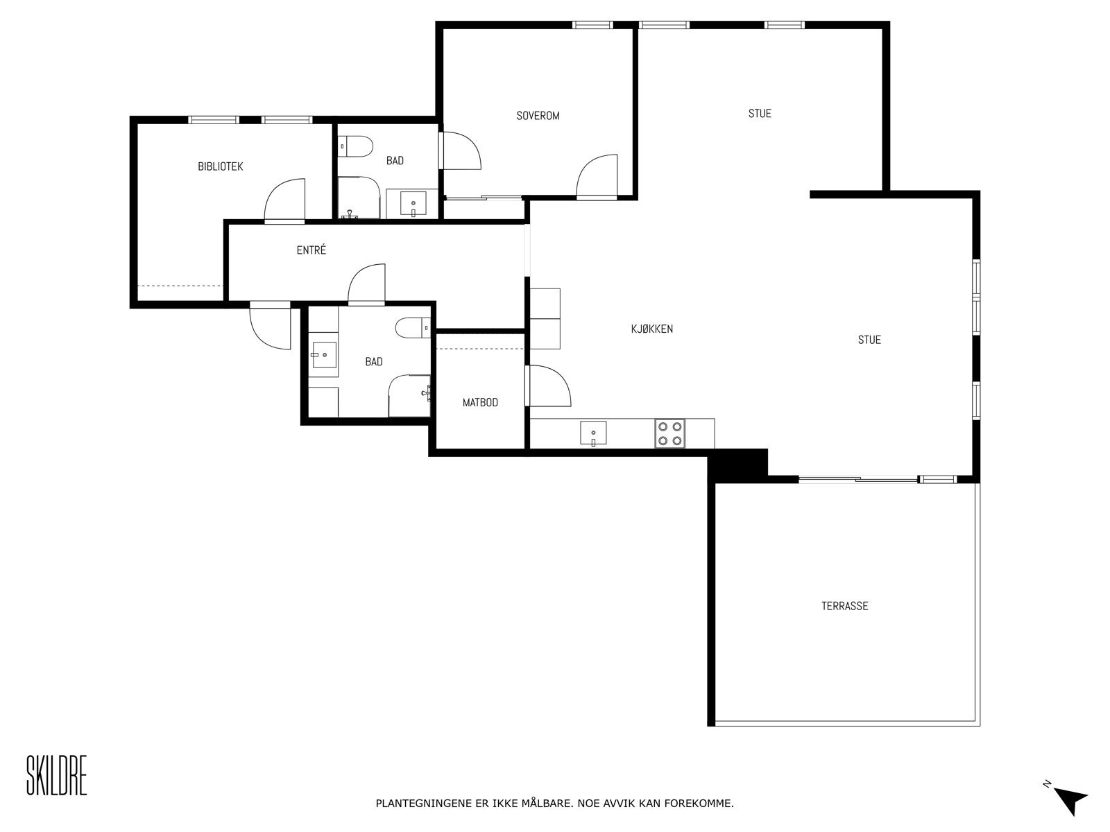 Plantegning Galleribilde