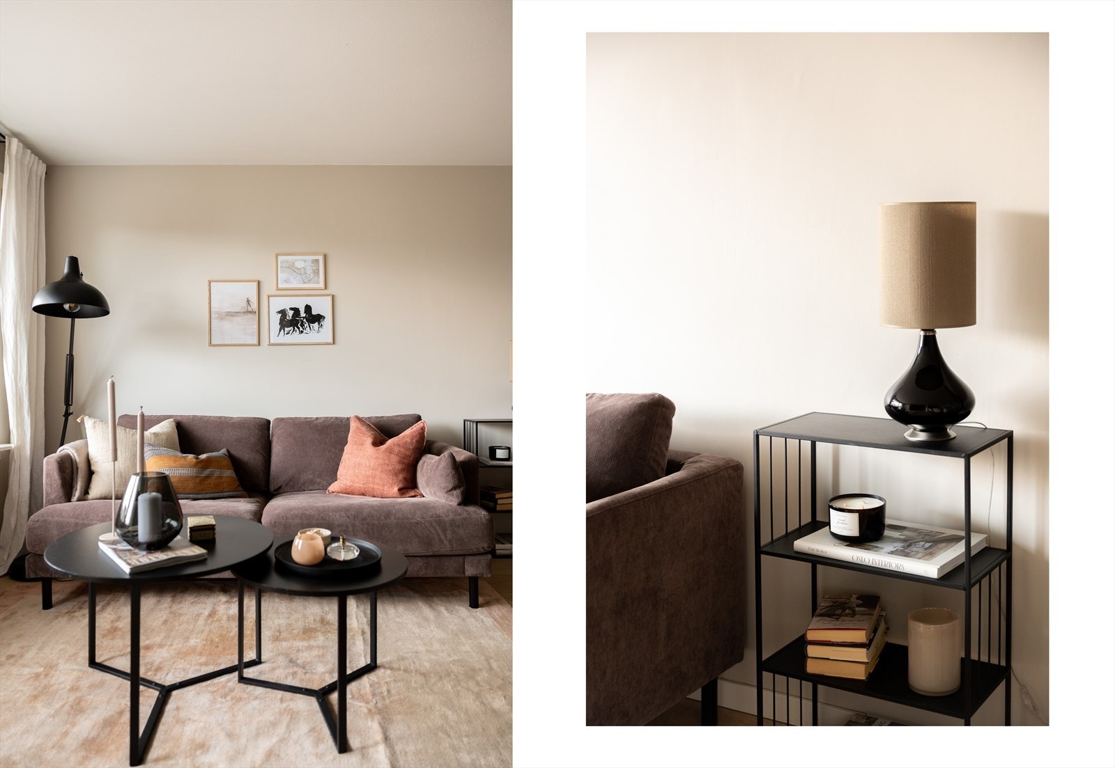 Det er god plass til sofa med tilhørende møblement i stuen. Galleribilde