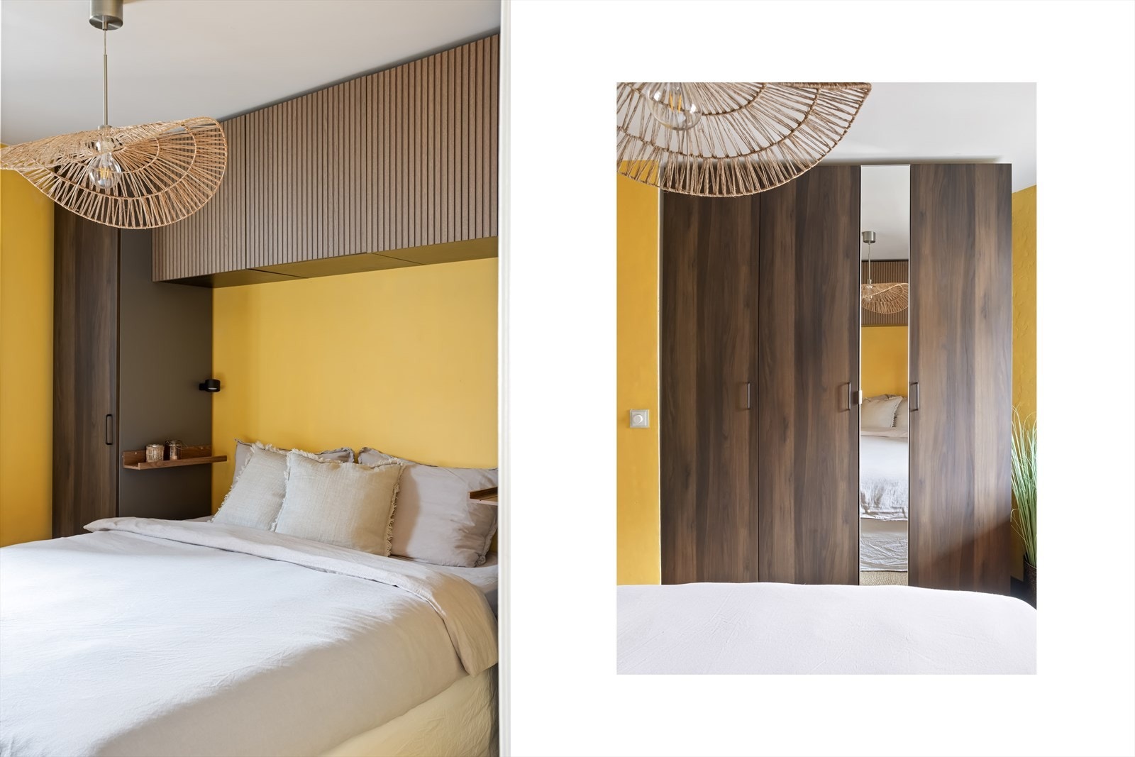 Soverommet har rikelig med lagringsplass i garderobeskap. Galleribilde