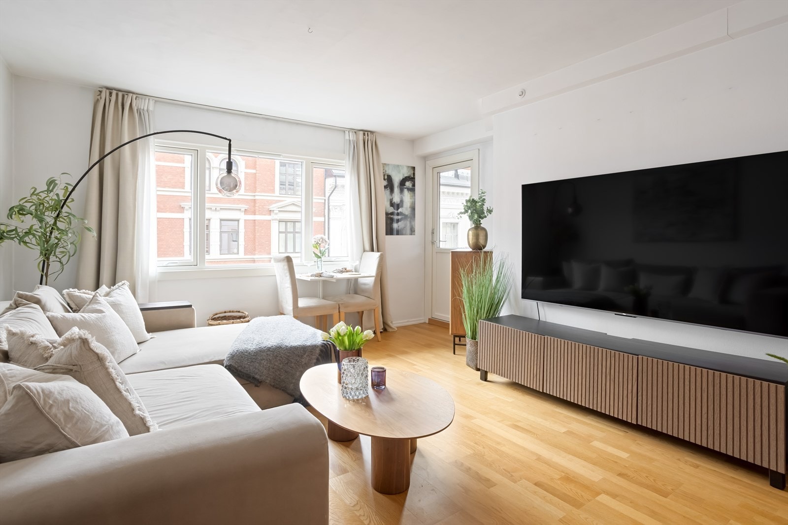 Leiligheten har en meget god planløsning som gjør det enkelt å innrede boligen. Galleribilde