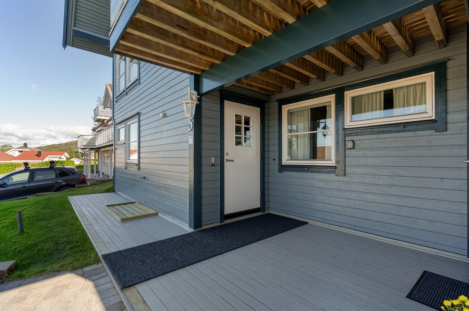 Overbygd inngangsparti Galleribilde