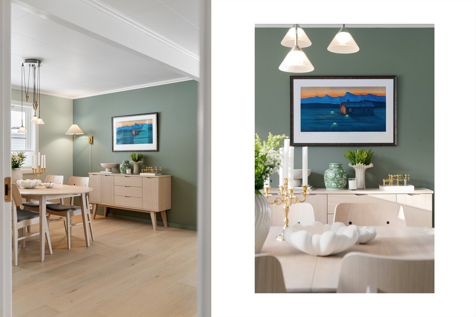 Romslig spisestue Galleribilde