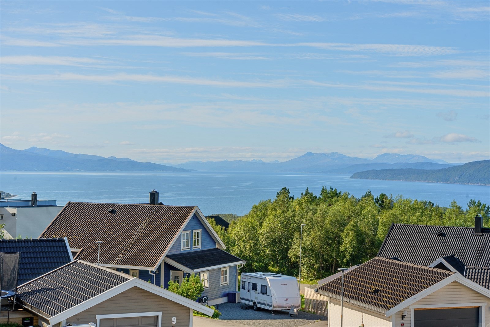 Spektakulær utsikt over Ofotfjorden Galleribilde