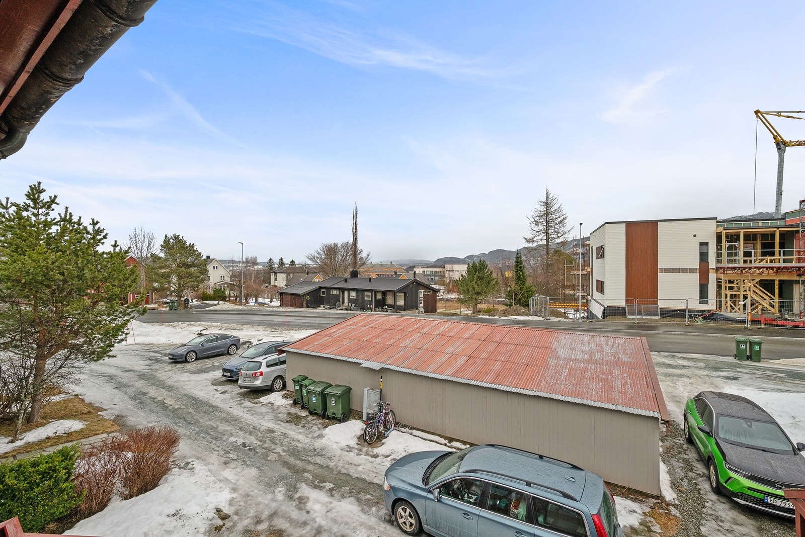 Det bygges nye boliger på nedsiden av Brekktrøa. Galleribilde