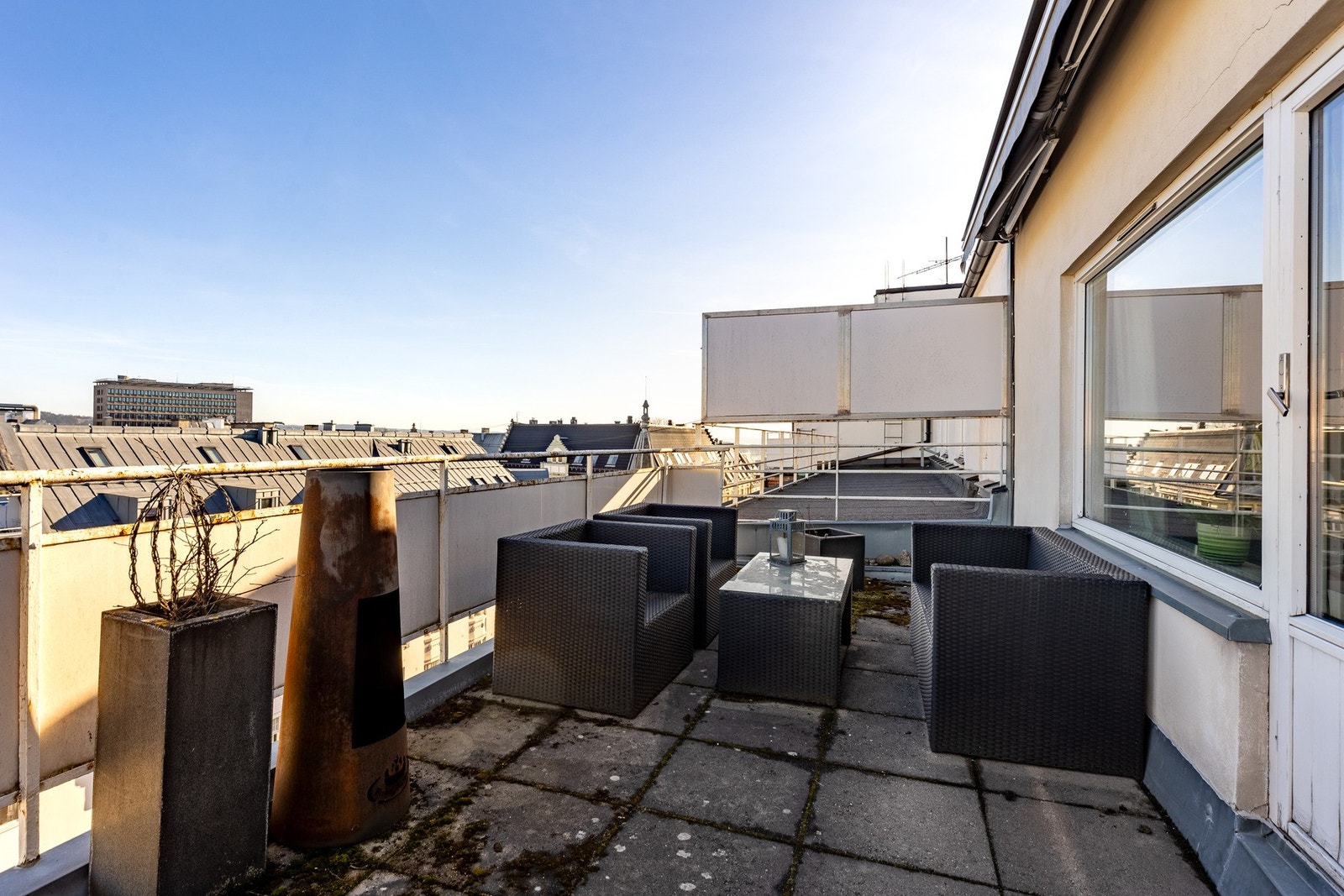 God plass til utemøblement Galleribilde