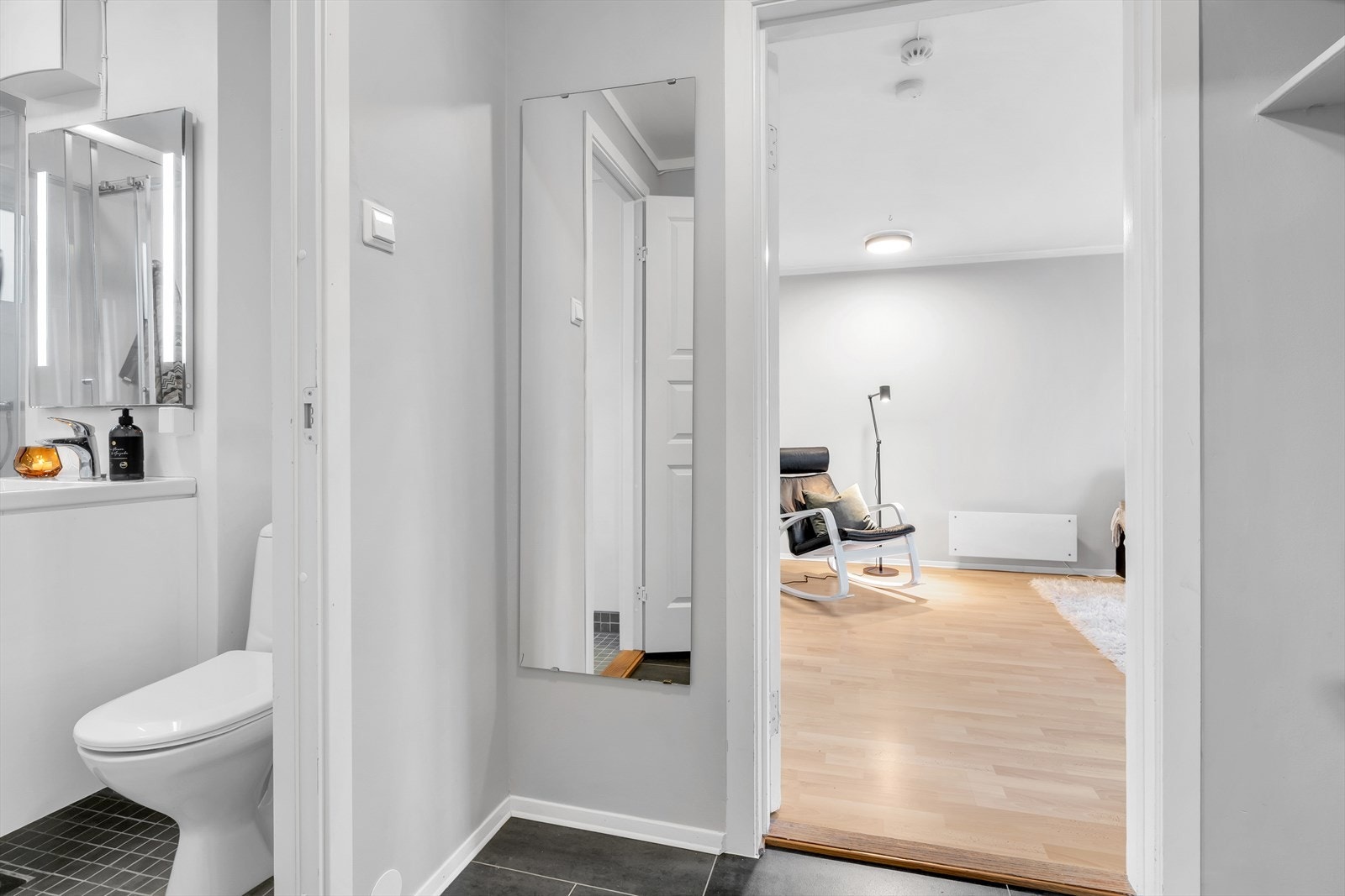 Badet er oppmålt til 3 m². Galleribilde