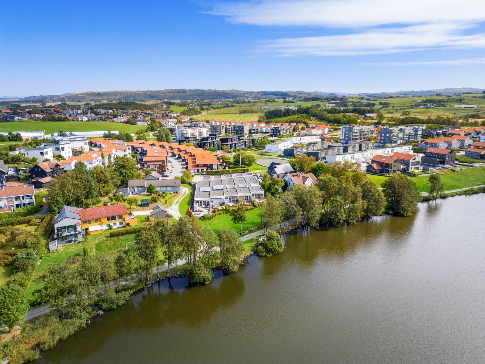Eiendommen har også svært gode solforhold fra morgen til kveld Galleribilde