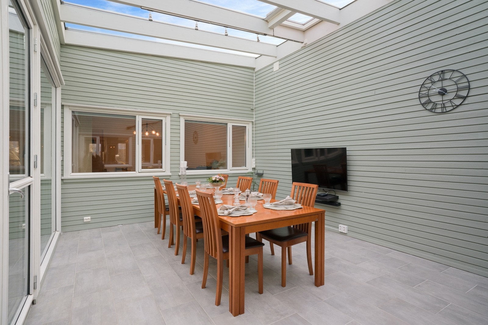 Rommet benyttes i dag som spisestue. Galleribilde