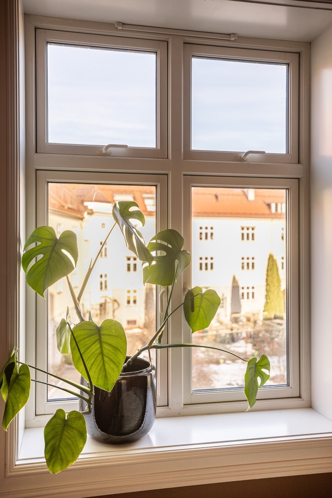 Vinduet gir godt med lys og vender mot det rolige, indre gårdsrommet. Galleribilde