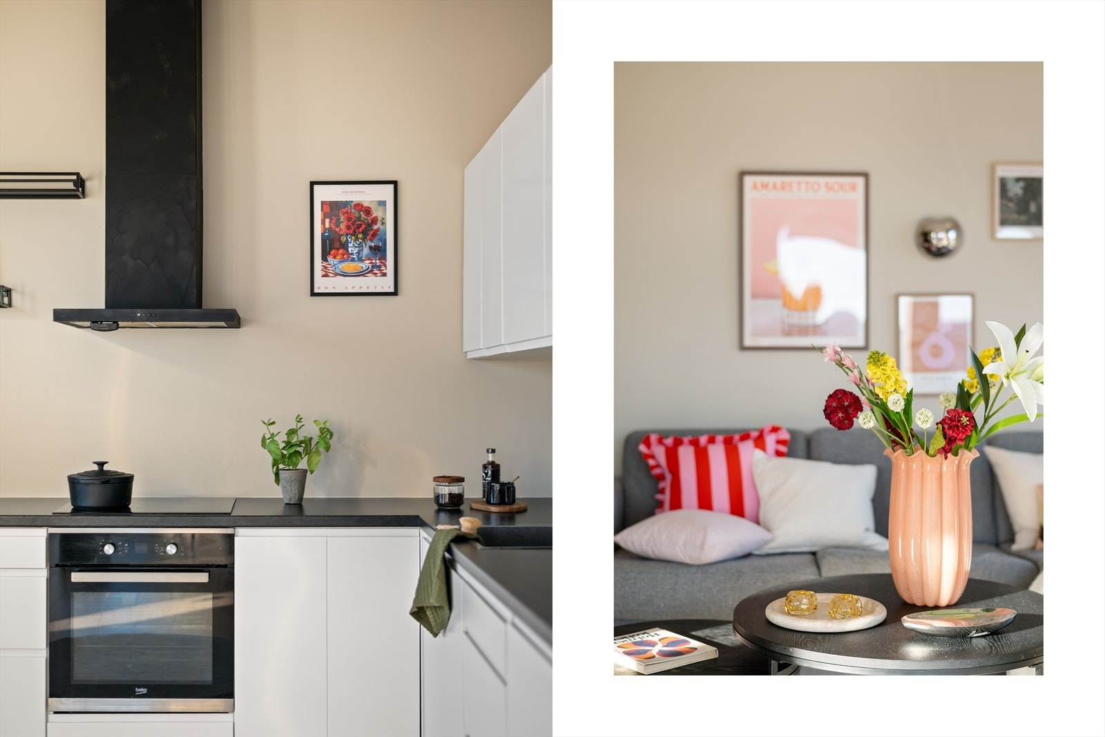 - Rikelig med skap- og benkeplass til glede for husets kokk - Galleribilde