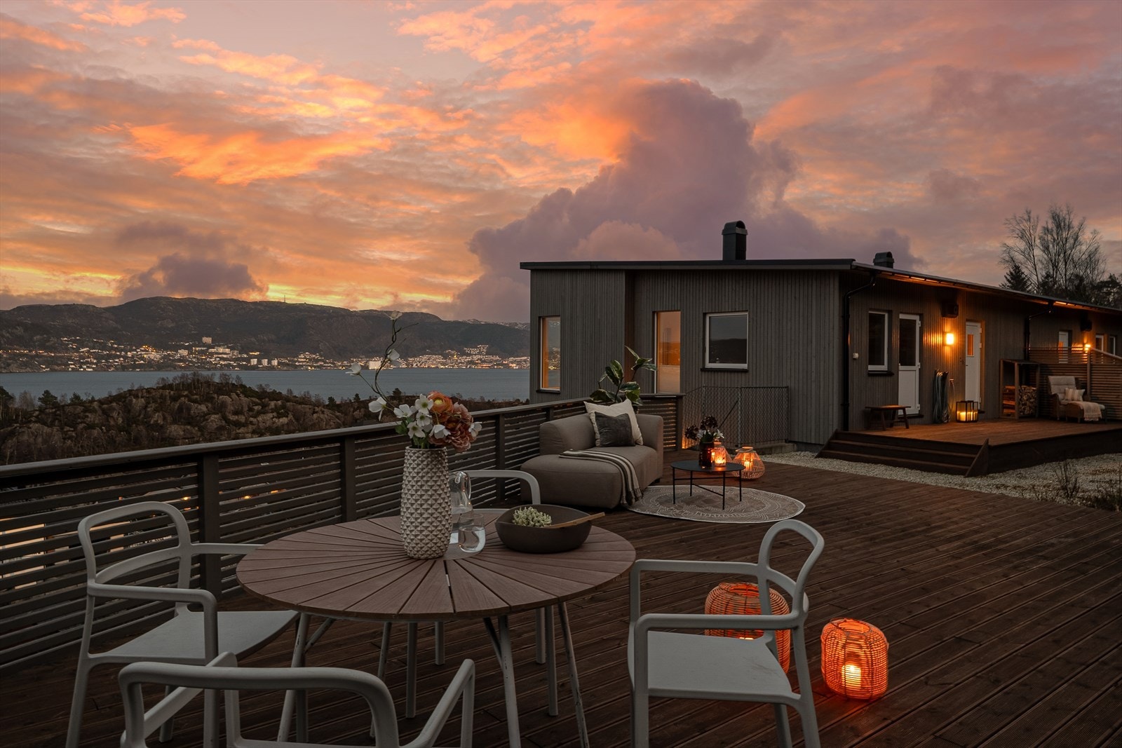 - En drømmeutsikt av de sjeldne som strekker seg fra Nordhordalandsbroen til Laksevåg - Galleribilde