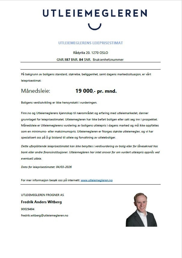 Utleie estimat. Galleribilde